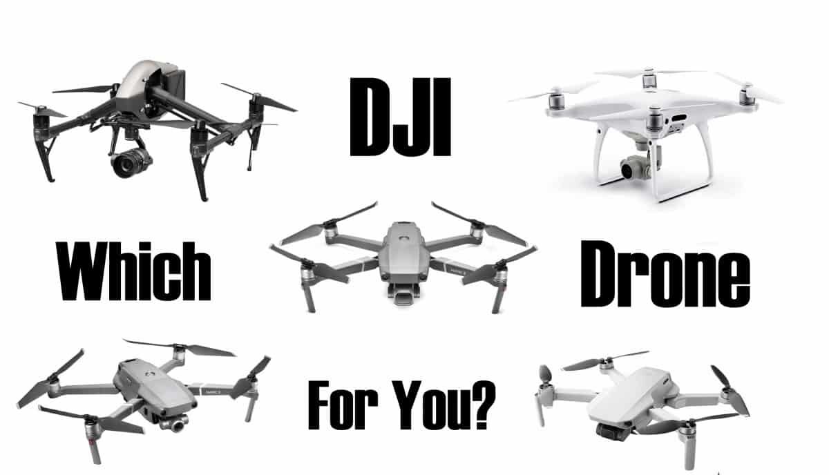 مقایسه هلیشات های dji